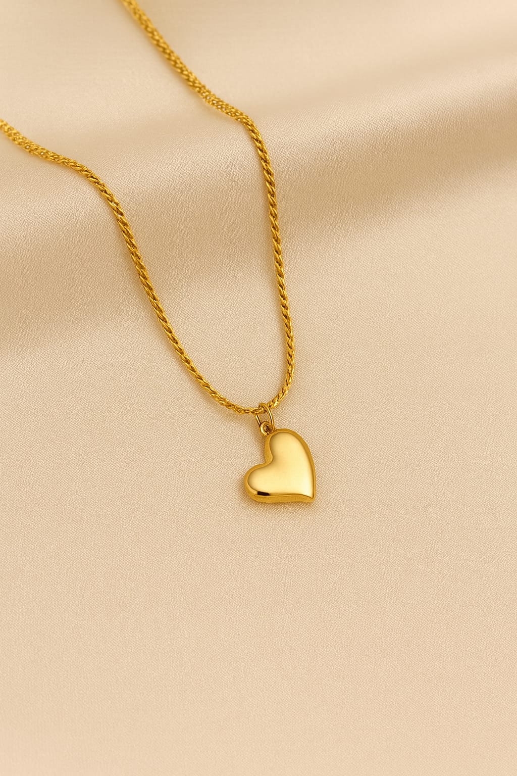 Golden Heart Necklace