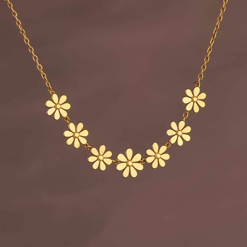 Golden Daisy Necklace