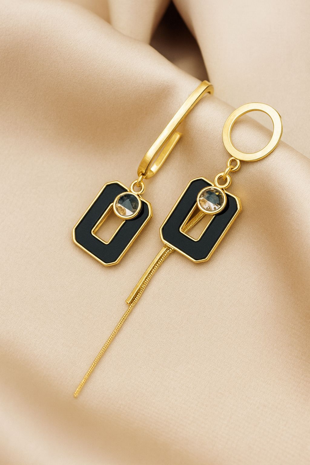 Geometric Elegance Drop Earrings