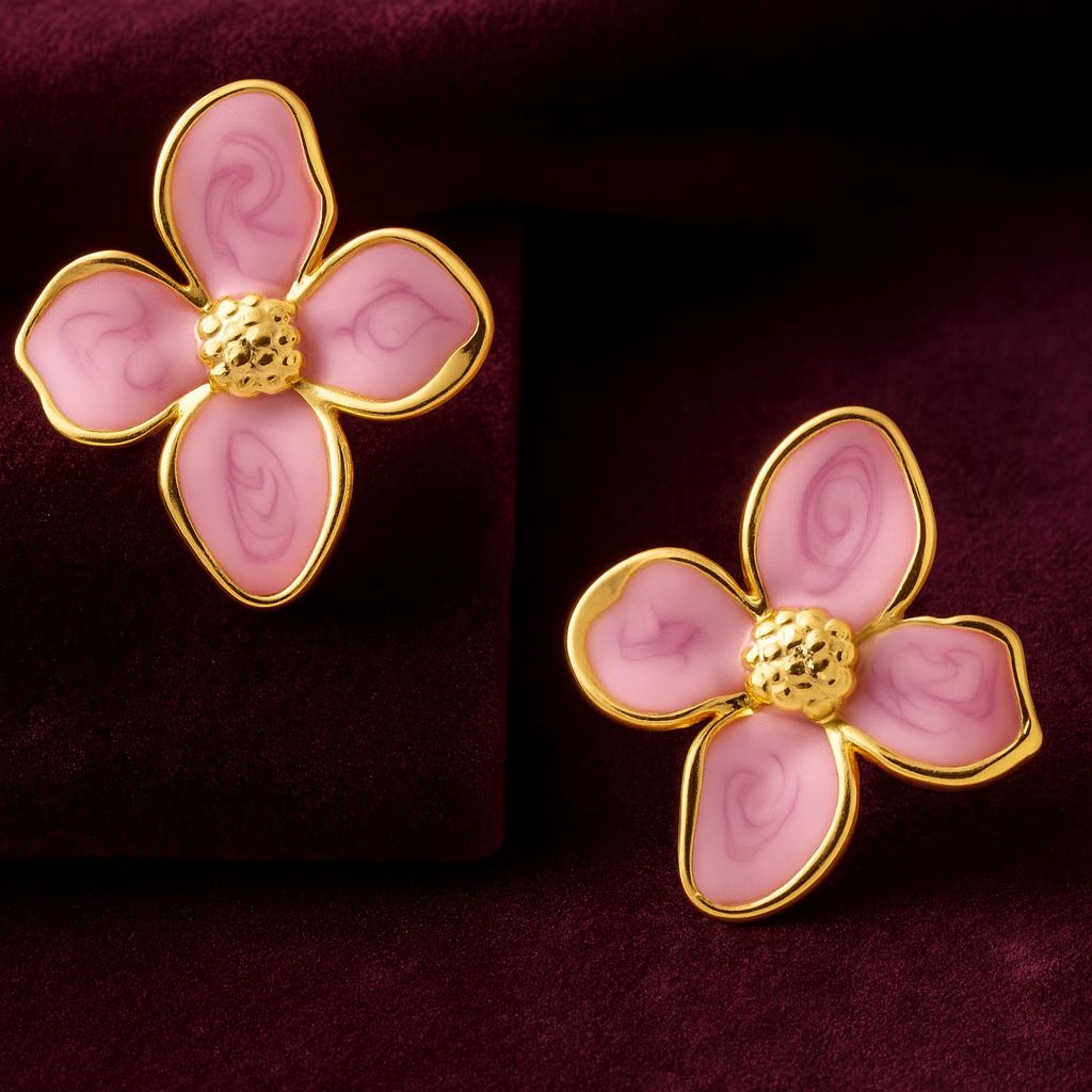 Pink Blossom Earrings