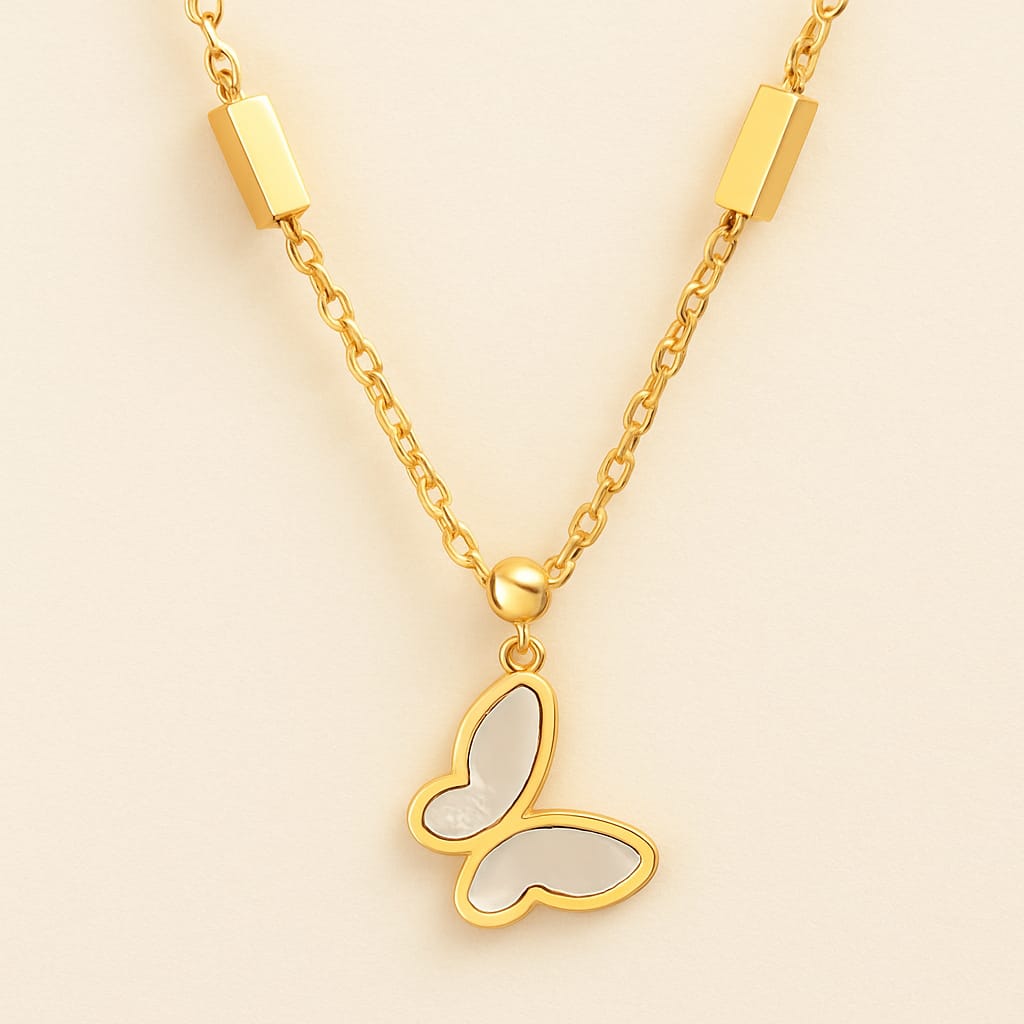 Butterfly Pendant Necklace