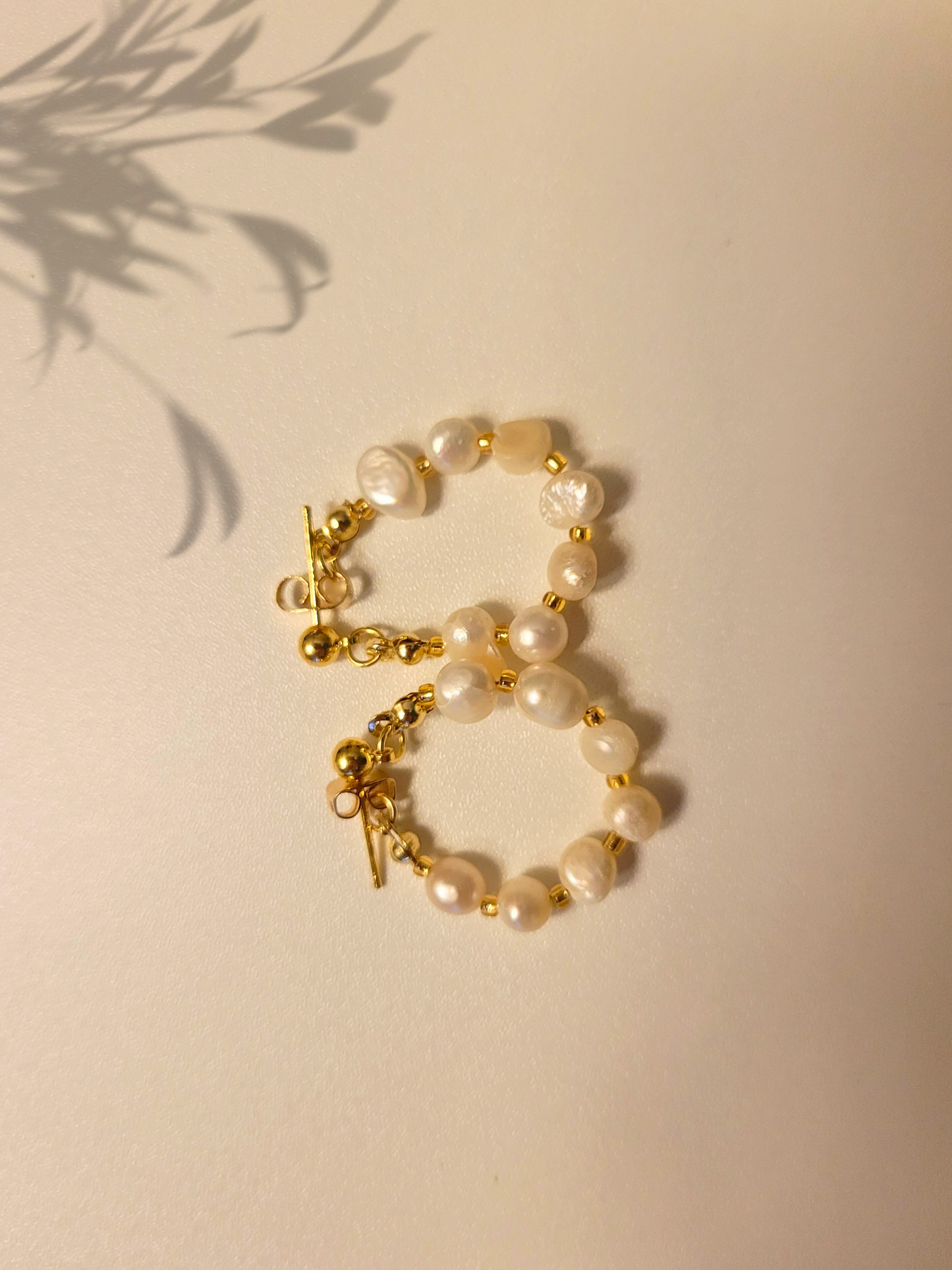 Pearl Hoop Earrings