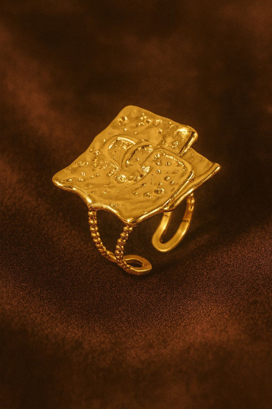 Textured Statement Ring