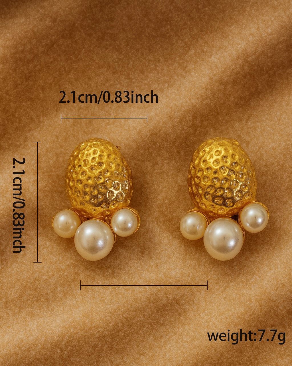 Aurea Pearl Cluster Earring