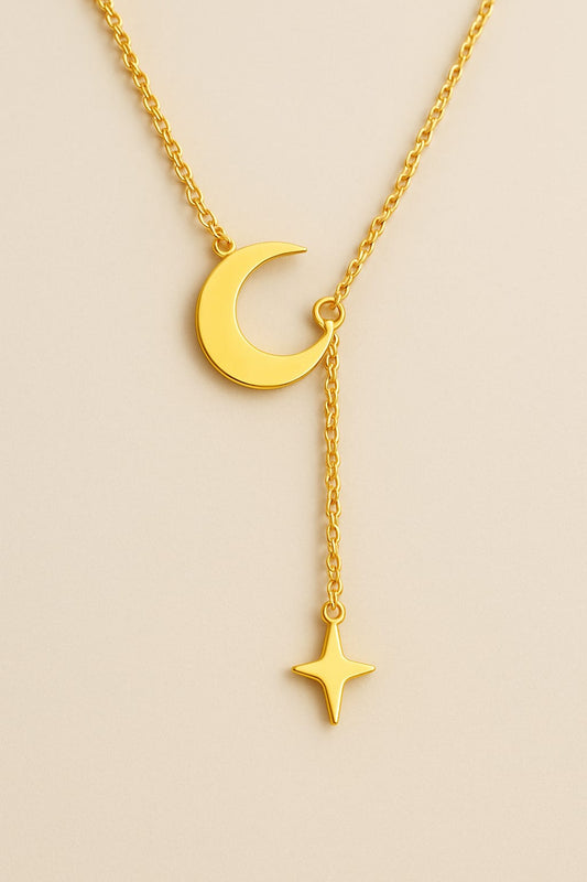 Moon & Star Necklace