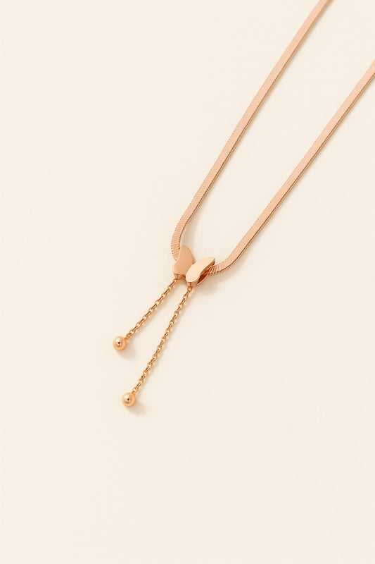 Butterfly Slider Necklace