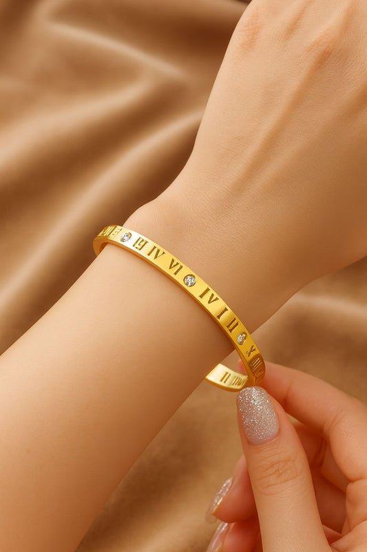 Roman Numeral Bangle