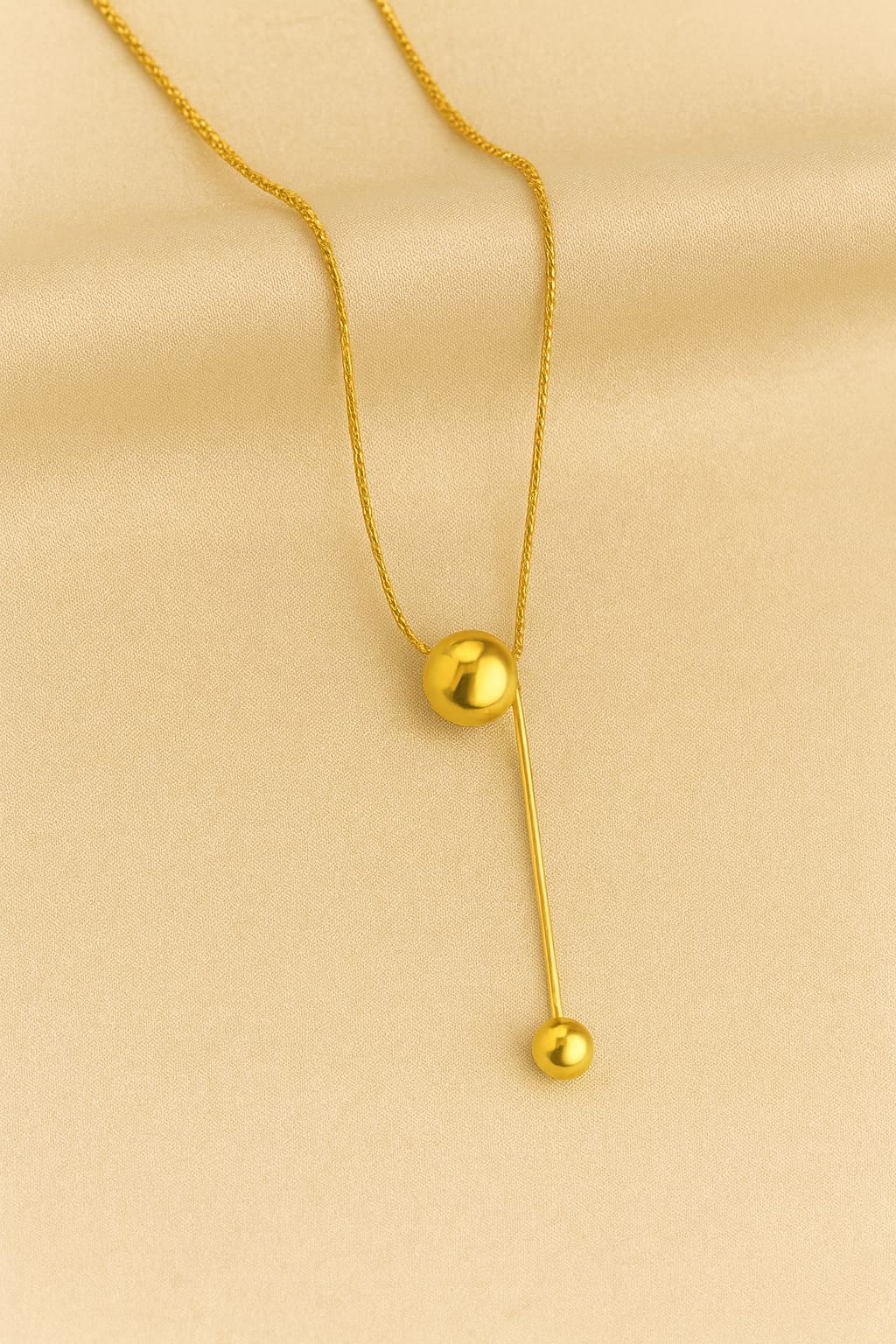 Golden Orbit Necklace