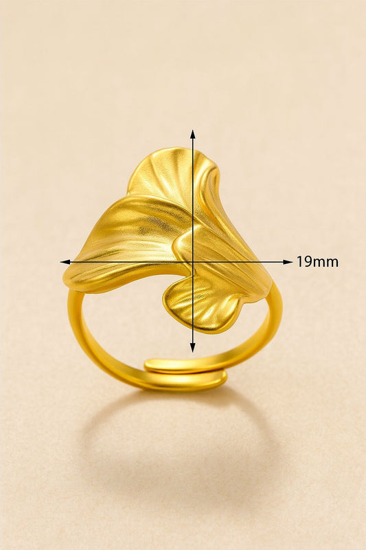 Sunlit Leaf Ring