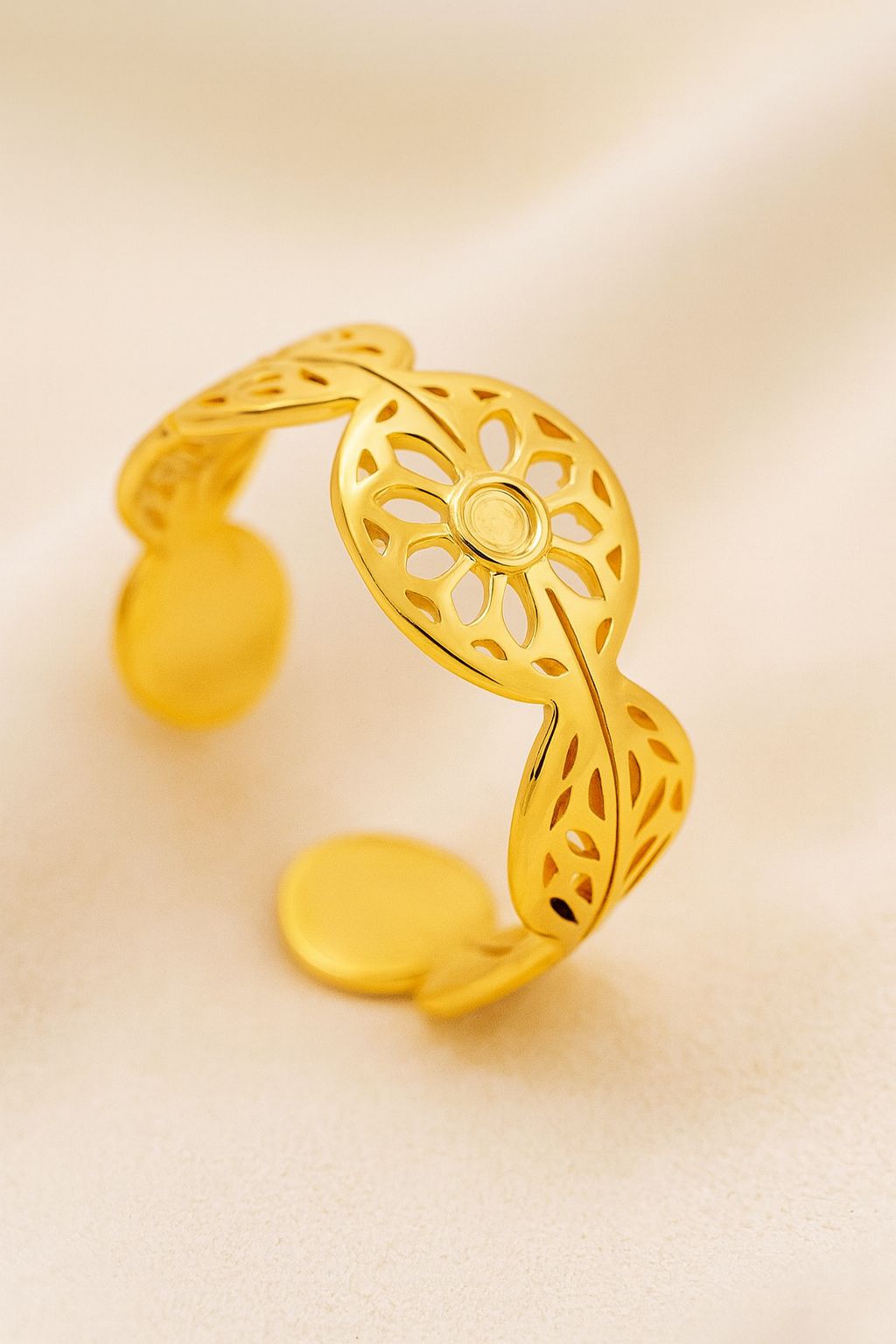 Floral Cutout Ring
